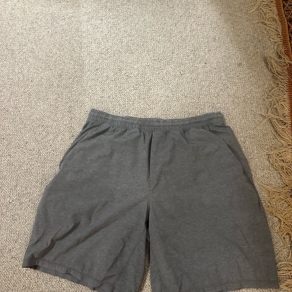 Lululemon Athletica Charcoal Men's Athletic Shorts